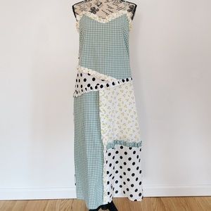 English Factory Mixed Print Slip Dress